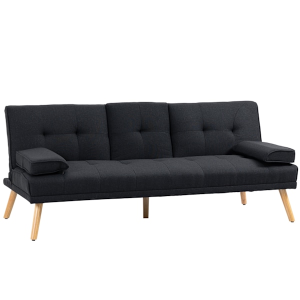 Rootz Sofa Bed - Guest Bed - Justerbar ryglæn - Max Comfort - Foldningstabel - 181x77x78 cm - Grå