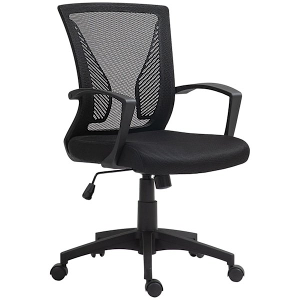 Rootz Ergonomic Office Chair - Mesh Desk stol - Justerbar kontorssäte - Komfort & hållbarhet - 62 cm x 60 cm x 92-102cm