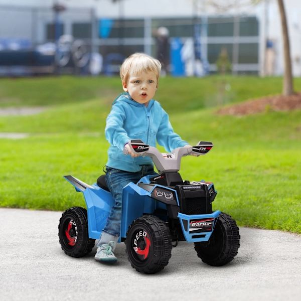 Rootz elektrisk fyrhjuling för barn - ATV för barn - Elfordon för småbarn - Säker hastighet - Enkel användning - Långvarigt roligt - 70 cm x 41,5 cm x