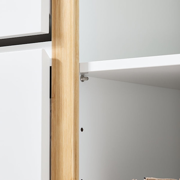 Rootz 3 rum Skoskab - Opbevaringsarrangør - Sko rack - Støvfri adgang - 59 cm x 115 cm x 40 cm