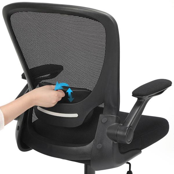 Rootz-työtuoli - Työtuoli taittuvilla käsinojilla - Ergonominen työtuoli - Mesh-työtuoli - Task-työtuoli - Kääntyvä työtuoli - Tietokonetuoli - Modern