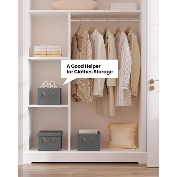 Rootz 3-delad förvaringslåda med lock - Organiseringsfack i tyg - Hopfällbar design - Material som andas - 20L/27L/36L/51L - Multifunktionell - 1x 20L