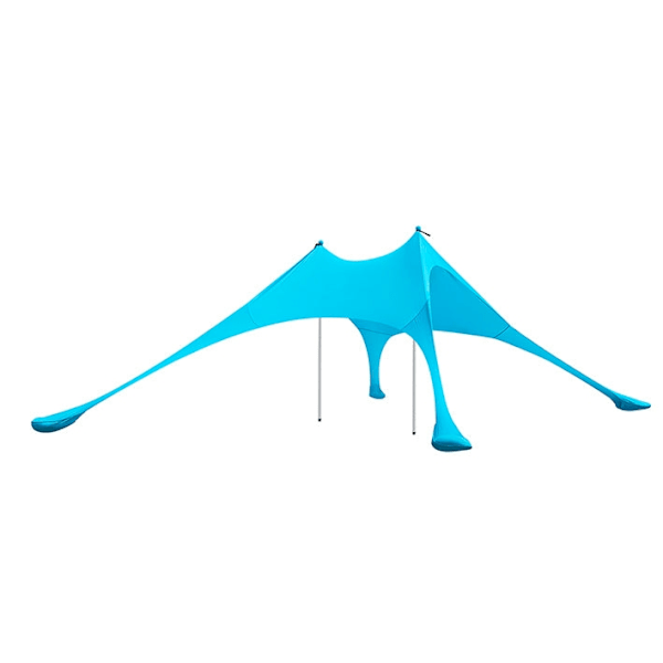 Rootz utomhustak - Solskydd - Strandtält - UPF30+ skydd - 300 cm x 300 cm x 200 cm - Lättvikt 1,92 kg - Bärbar - Enkel montering