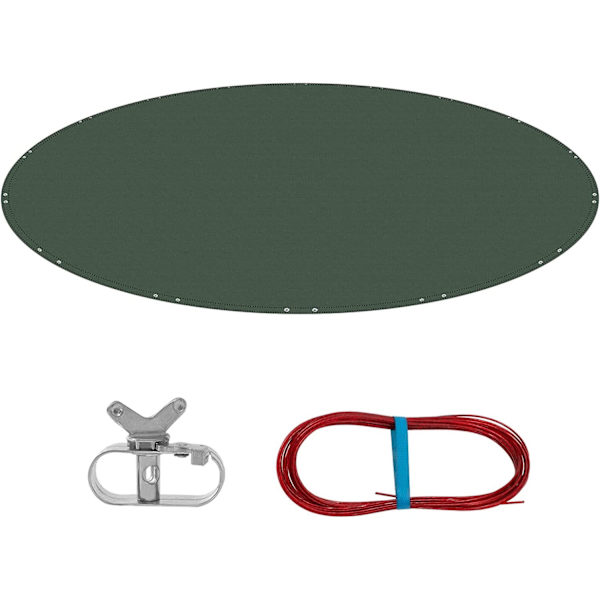 Rootz Premium poolovertræk - svømmebassinbeskytter - poolpresenning - holdbar, UV- og algebeskyttelse, affaldsbeskyttelse - flere størrelser (305 cm t