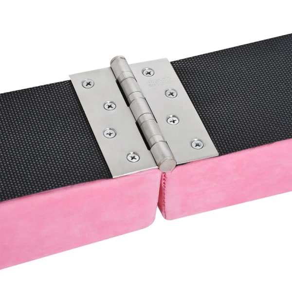 Rootz Balance Beam - Gymnastik Beam - Indendørs - Udendørs - Foldegymnastik - Balance Beam - Op til 120 Kg - Pink - 210L x 10W x 6,5H cm