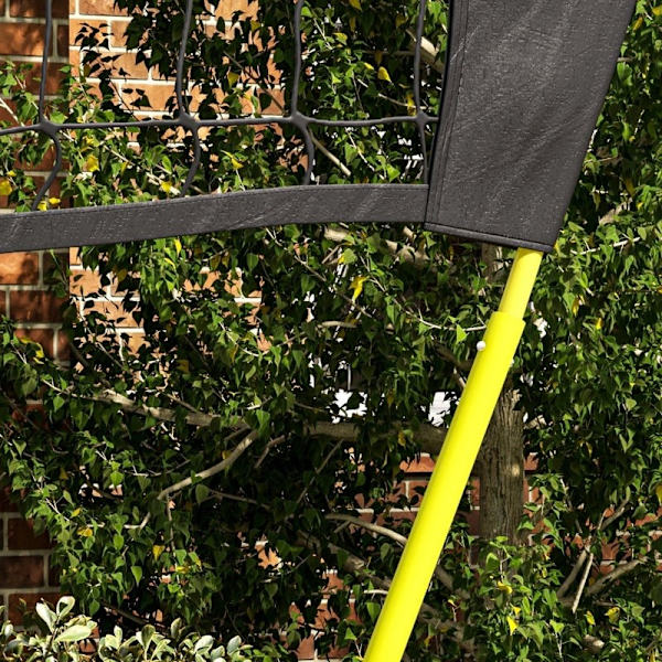 Rootz SPORTNOW 3-delt sæt Badmintonnetsæt - Volleyballnetsæt - Bærbart sportsnet - Højdejusterbart - Praktisk opbevaring - 400 cm x 22,4 cm x 155 cm -