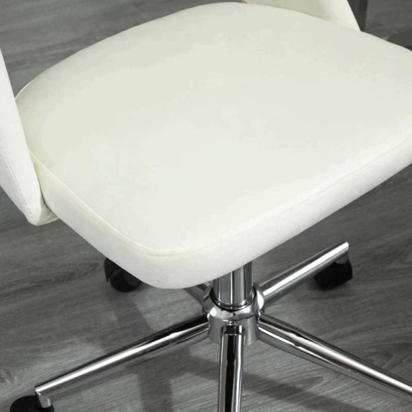 Rootz Stol - Kontorstol - Drejestol - Relax Chair - Kammusling Form - Kontor - Soveværelse - Stue - Beige - 49W x 54D x 79-91H cm