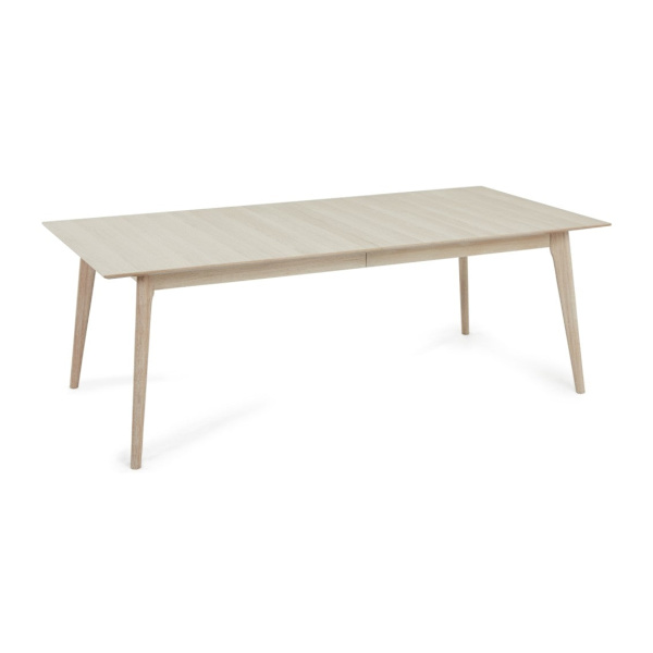 Rootz ruokapöytä - Jatkettava pöytä - Butterfly System - Massiivitammea ja viilua - Tyylikäs ja kestävä - 105 cm x 220 cm x 75 cm