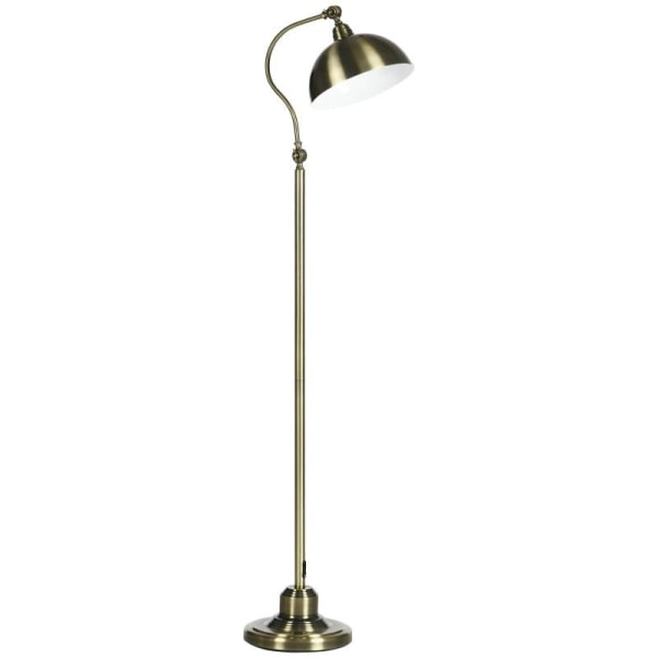 Rootz gulvlampe - Elegant gulvlampe - Intage Design - Justerbar vinkel - Messinglook - Bronze - 42 cm x 25,5 cm x 152 cm