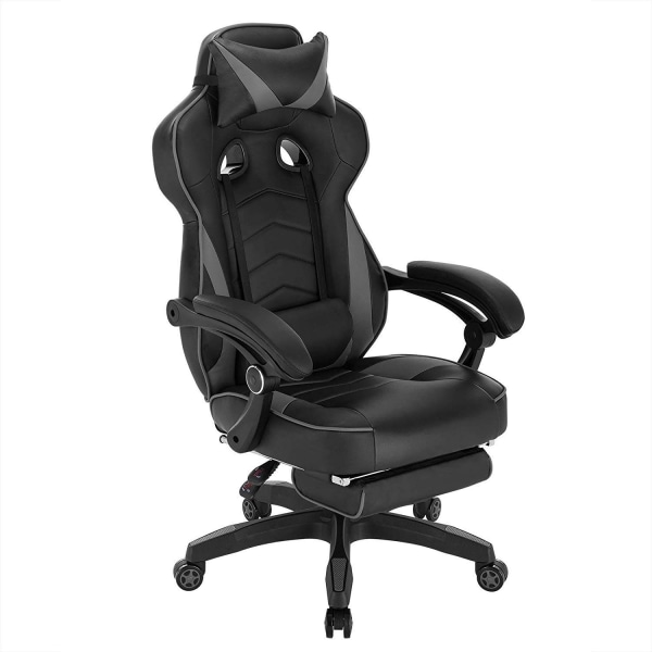 Rootz Ultimate Gaming Chair - Ergonomisk kontorstol - Justerbar computerstol - High-Density Foam Support - Justerbar højde 121cm-128cm - Sæde 56cm x 4