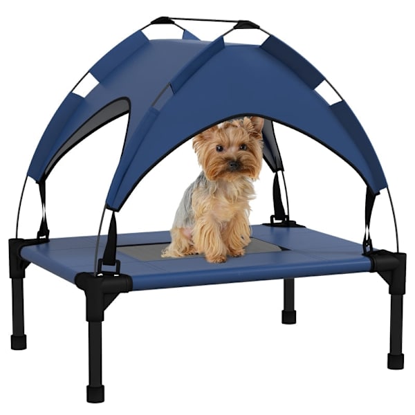 Rootz udendørs hundeseng - kæledyrsseng - forhøjet hundeseng - UV- og vandafvisende - 61 cm x 46 cm x 63 cm