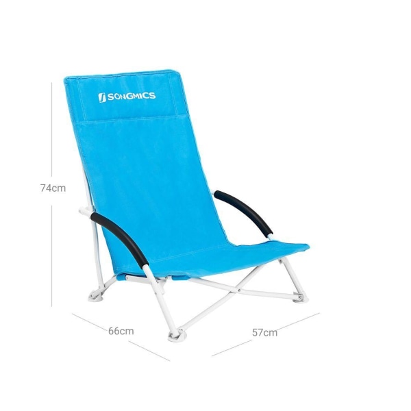 Rootz Beach Chair - Strandstol med høj ryg - Sammenklappelig str