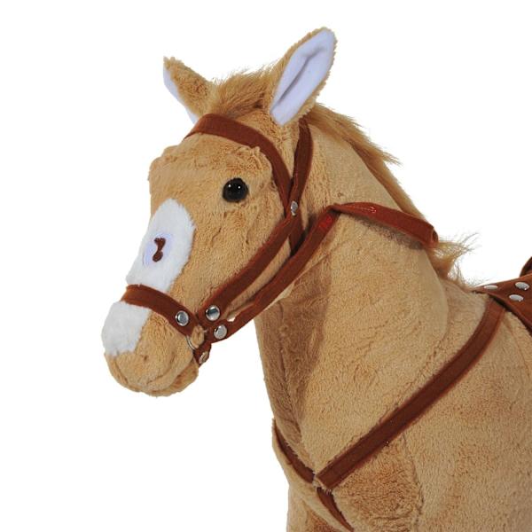 Rootz Ridehest - Beige - Plys, Metal, Pp Bomuld - 33,46 cm x 11,02 cm x 23,62 cm