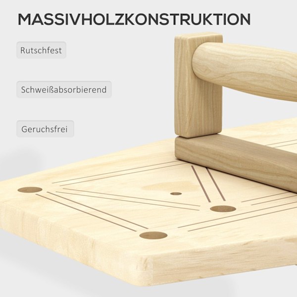 Rootz Push Up Bars Set - Push -Up Bars - Training Board - Förbättra fitness - 80 cm x 30 cm x 26 cm