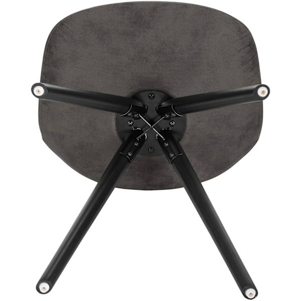 Rootz Matstol - Stoppad stol - Träben - Ergonomisk design - 85cm x 44,5cm x 83cm