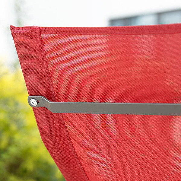 Rootz Garden Lounger - Solstol - Gungstol - Ergonomisk design, förvaringsficka, stöder upp till 120 kg - Metallram med syntetfibertyg - 145cm x 84cm x