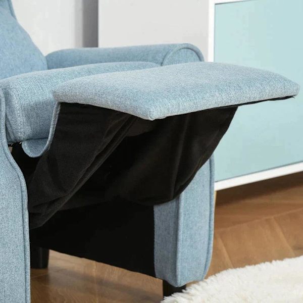 Rootz Barnsoffa - Barnsoffa - Barnsoffa - Barnfåtölj - Blå - 58 x 53 x 70 cm