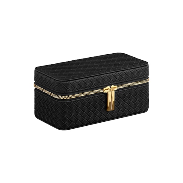 Rootz Watch Box - Urfodral - Klockorganisatör - PU-läder - Imitation mocka - 10cm x 20cm x 9cm