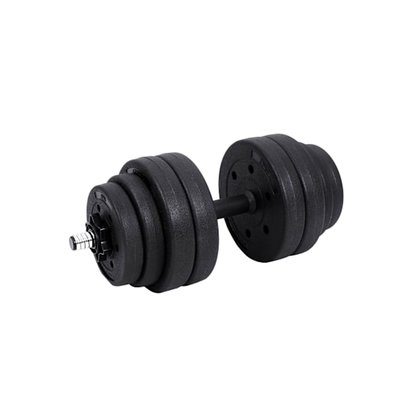 Rootz Hantelset - Viktset - Skivstångsanslutning - Justerbara vikter - Utrymmesbesparande - 10 kg till 30 kg - 69 cm x 62 cm x 73,5 cm