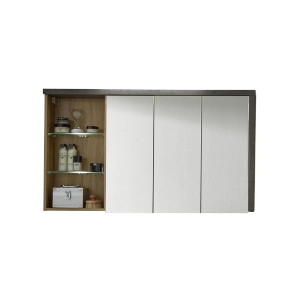 Rootz Badeværelsesskab - Spejl - Højglans - 123 x 71 x 18 cm