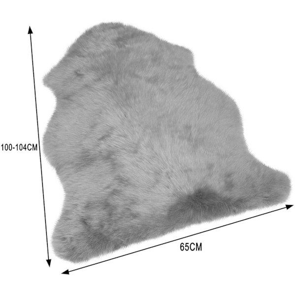Rootz Eco lammskinnsmatta - Naturligt fårskinn - Komfortmatta - Isolerande & fläckavvisande - Hållbar & mångsidig - Olika storlekar tillgängliga