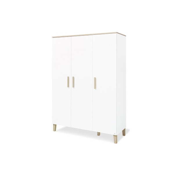 Rootz Lumi 3-delt børneværelsessæt - Tremmeseng - Pusleenhed - Cabriolet - 145 cm x 77 cm x 84 cm (sengeseng)