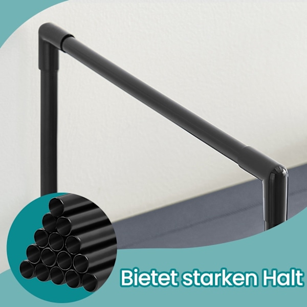 Rootz 10 -nivå skoställ - skoorganisatör - Skodonhylla - Rymdbesparing - 28 cm x 45 cm x 173 cm