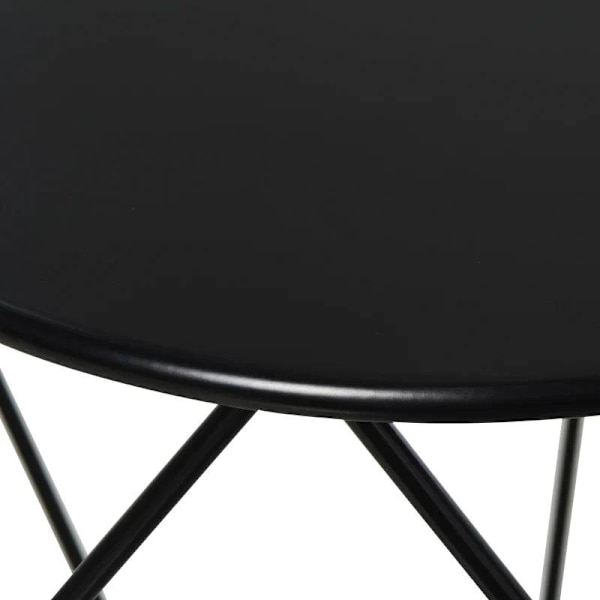 Rootz Hexagonal Side Table - Coffee Table - Nesting Table - Bedside Table -  Living Room - Bedroom - Black - L51 x B51 x H44 cm