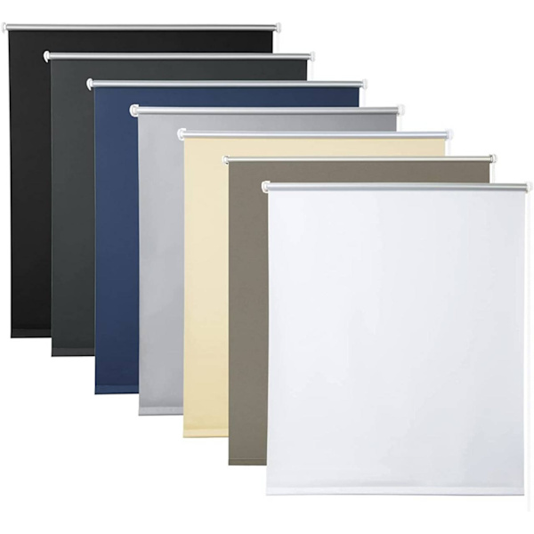 Rootz Blackout Rullegardin - Termisk rullegardin - Solbeskyttelse - Privatliv - 40-120 cm x 150/160/210 cm