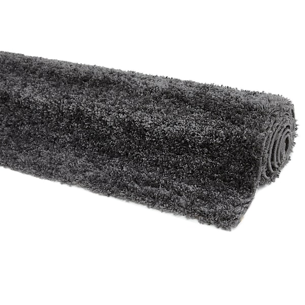 Rootz Shaggy Rug Anthracite - Plush Carpet - Fluffy Mat - Holdbar & Easy Care - 230 x 160 x 4 cm