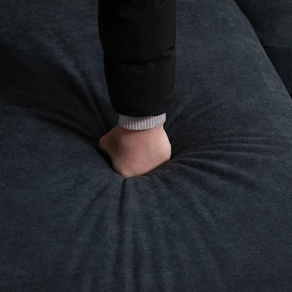 Rootz Hörnsoffa - Soffset - Med vändbar schäslong - Polyester - Skum - Vardagsrum - College - Hemmakontor - Mörkgrå - 197 x 139 x 91 cm