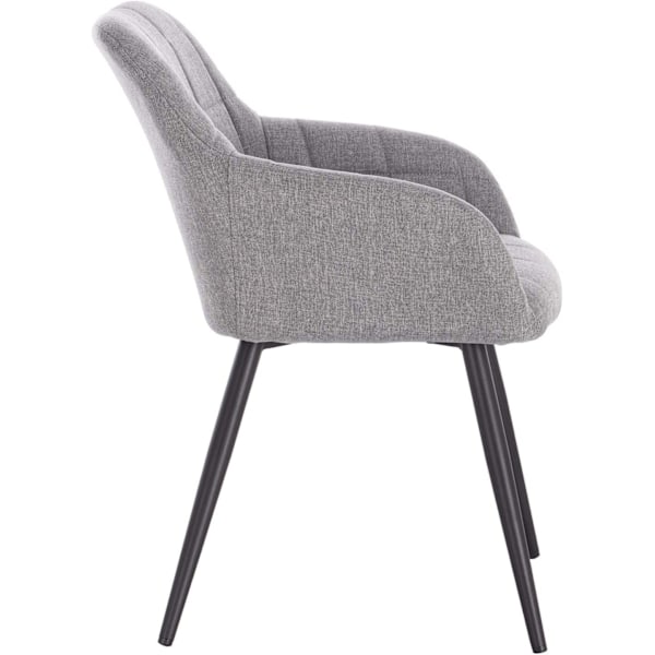Rootz Set med 6 stoppade matstolar - Fåtöljer - Komfortstolar - Ergonomisk design - Hållbar konstruktion - Mångsidig stil - 43cm x 55cm x 81cm