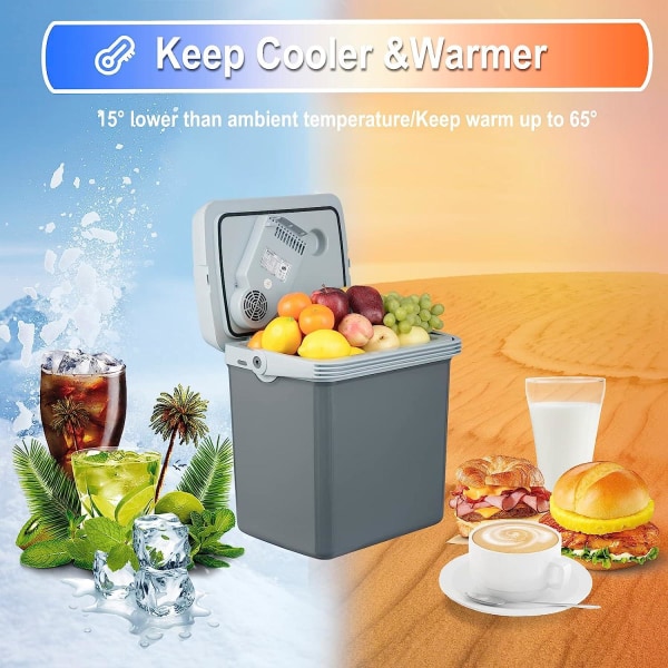 Rootz Cool Box Portable Mini Kylskåp - Resekylare - Bilkylskåp -