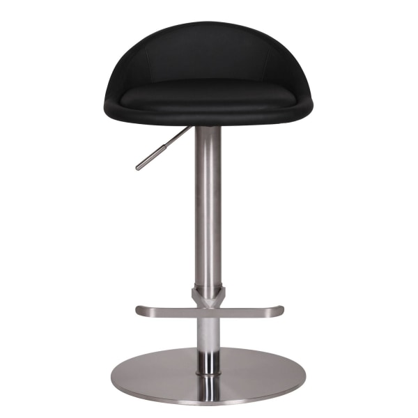 Rootz Durable M1 Barstool ruostumaton musta tuoli nykyaikainen jakkara säädettävä design baarijakkara on käännettävissä