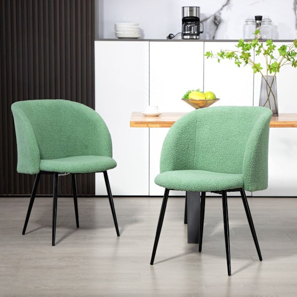 Rootz 2 -stycken set matstolar - sammetstolar - modern sittplats - komfort och stil - 55 cm x 62 cm x 80 cm