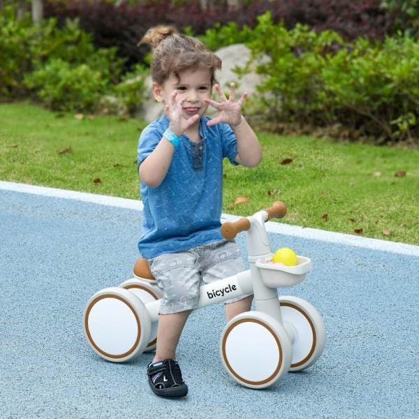 Rootz Balance Bike - Baby Walker - Småbørnscykel - Justerbar sædehøjde - Whisper Dæk - Sikkert design - Aluminiumslegering og plastik - 56 cm x 27 cm