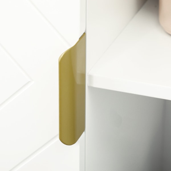 Rootz badeværelse opbevaringsenhed - kabinet - moderne hylder - rigelig opbevaring - 60L x 30W x 120H cm