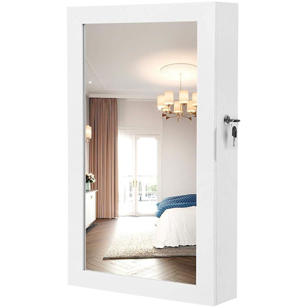 Rootz spejl smykkeskrin - passpejl - smykkeopbevaring - spejlboks - vægspejl - 37 x 67 x 10,5 cm