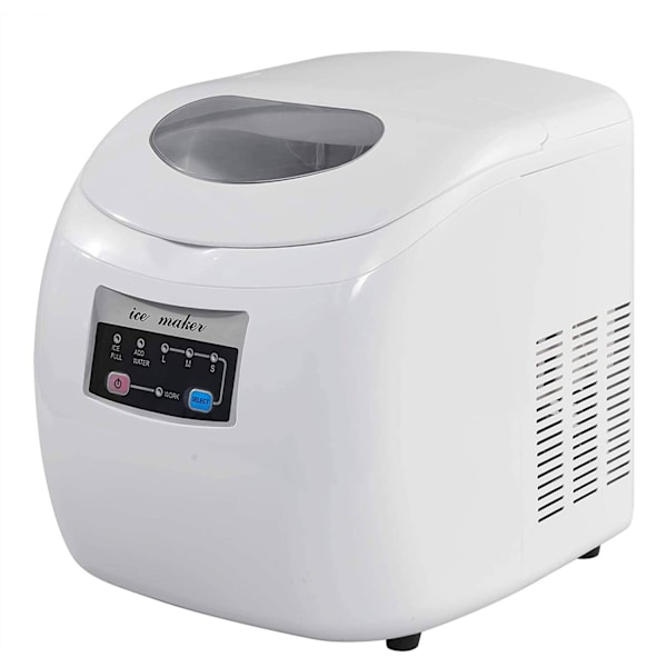 Rootz Ice Cube Maker - Bärbar Ice Maker Machine - Automatisk Ice Maker - 3 Ice Cube storlekar - 28cm x 32cm x 35cm