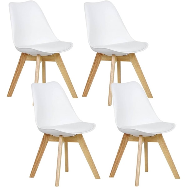 Rootz matstol - Ergonomisk stol - Bekväma sittplatser - Högdensitetsskum - Stabil - Golvsäker - Enkel montering - 82 cm x 48 cm x 40,5 cm