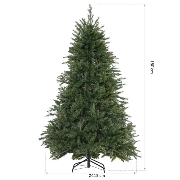 Rootz juletræ - kunstigt juletræ - metalfod juletræ - PVC metalf