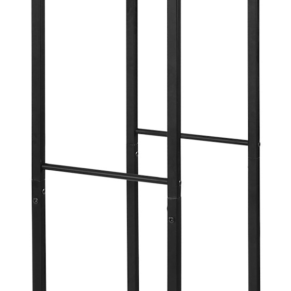 Rootz Metal Brændestativ - Brændeholder - Brændeopbevaring - Stabil og holdbar - 45 cm x 170 cm x 30 cm - Beskytter brænde - Indendørs/udendørs brug