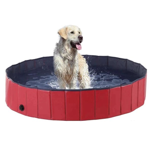 Rootz Pet Pool - Hund Pool - Pool - Pool - Hund Bad Pool - Röd/m