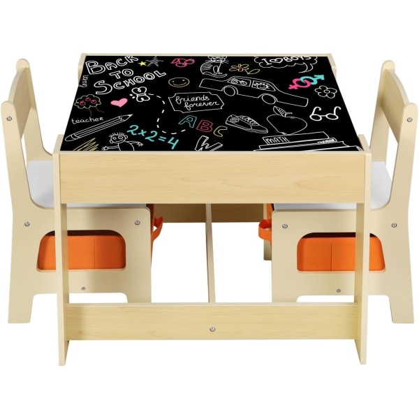 Rootz monikäyttöinen lasten pöytäsetti - Toimintapöytä - Leikkip