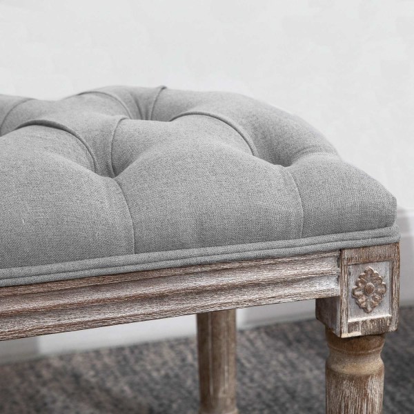 Rootz-pehmustettu sohva - Vuodesohva - Classic/Vintage - Harmaa - 81 x 41 x 41 cm