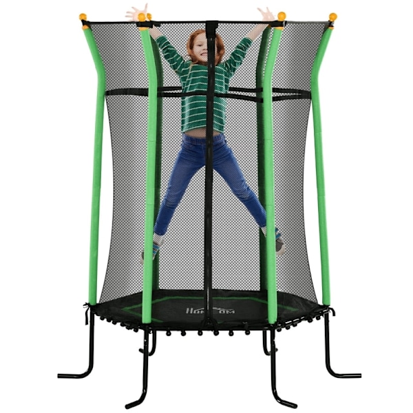 Rootz lasten trampoliini - Lasten hyppytrampoliini - Turvatrampoliinit - Tasapainoharjoittelu - Ø163,5cm x 190cm H