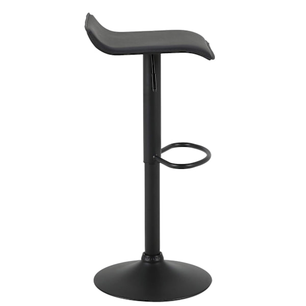 Rootz Barpall - Bistrosits - Bänkstol - Designer Hocker - Höjdjusterbar sits - Vridbar sadel - Moderna sittplatser - Svart