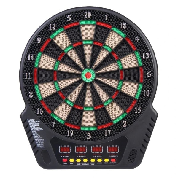 Rootz Dartboard - Elektronisk Dartboard - Dart Heads - Spel - Flerfärgad - 44L X 51,5W X 3,2D Cm