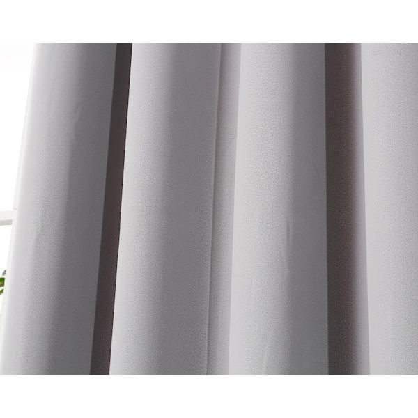 Rootz Premium -pimennysverhot - Yksityisyysverhot - Energiaa säästävät paneelit - Valonesto, melua vaimentava, lämpöeristetty - 168cm x 229cm kukin
