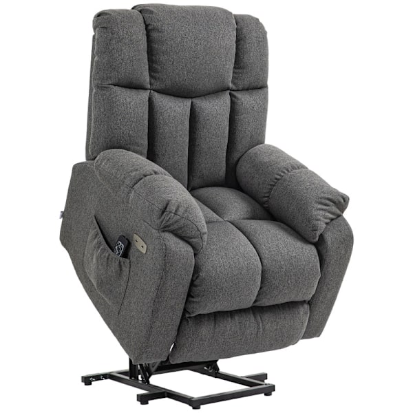 Rootz Electric Recliner TV-fåtölj - Stol - Biosits - Förbättrar komforten - 92cm x 95cm x 107cm - USB-portar ingår